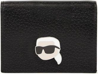 Karl Lagerfeld Portafoglio bi-fold Ikon - Nero