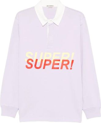 J.W.Anderson Super Rugby poloshirt - Paars