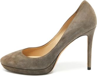 Jimmy Choo London Pumps in pelle scamosciata 110mm - Toni neutri