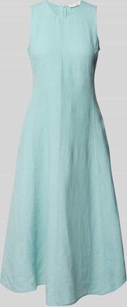 Marc O'Polo A-Linien Leinenkleid ohne &Auml;rmel in Hellblau, Gr&ouml;&szlig;e 34