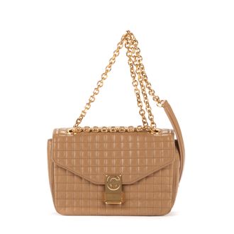 Celine Pre-owned Womens Crossbody Flap Shoulder Bag - Brown - One Size