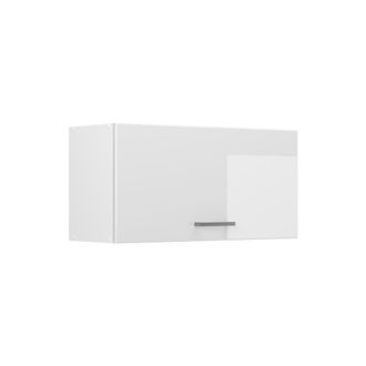 Vicco Armario Colgante R-line, Blanco Alto Brillo/blanco, 80 Cm Plano, Vicco