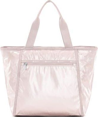 LeSportsac Shine Classic Nylon Tote in Rose Gold Shine at Nordstrom Rack