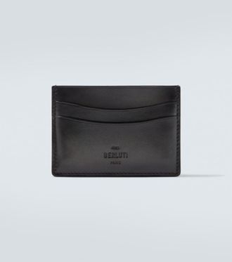 Berluti Bambou leather card holder