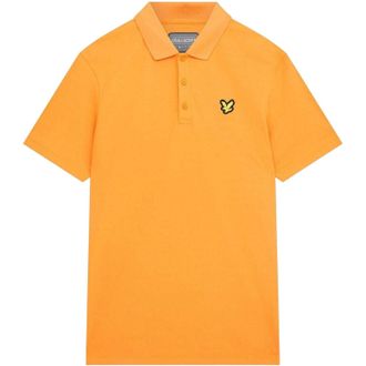 Lyle & Scott Sportief poloshirt met Tech-logo voor heren (Oranje)