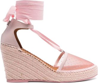 Casadei Baleari Sherazade 80mm espadrilles - women - Leather - 36 - Pink
