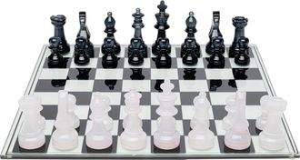 Kare Design Dekoobjekt »Deko Objekt Chess Transparent 60x60cm«