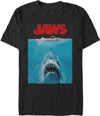 Jaws Mens Jaws Oversized Movie Poster Graphic T-Shirt in Black at Nordstrom, Size Xxx-Large