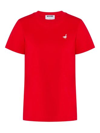Moschino T-shirt con maniche corte - Rosso