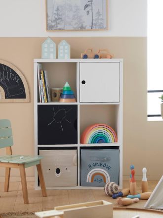 Vertbaudet Kinderzimmer Regalelement mit 6 F&auml;chern weiss