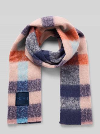 Ichi Schal mit Logo-Patch Modell Ilaja in Lila Melange, Größe 1