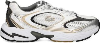 Lacoste mesh-panelled sneakers - White