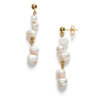 Anni Lu Pareldrop Oorbellen - Dames - Oorbellen - Geel - ONE Size - Accessoires