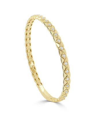 Sabrina Designs 14K 0.54 Ct. Tw. Diamond Flexible Stackable Bangle