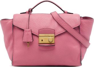 Prada Pre-owned Prada Vitello Daino Soundlock Satchel Ladies U8IK3CLA1GZ48PMZ