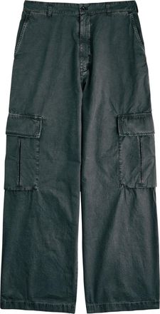 Acne Studios Fine-check Cotton Cargo Trousers - Black - 48 (IT48 / M)