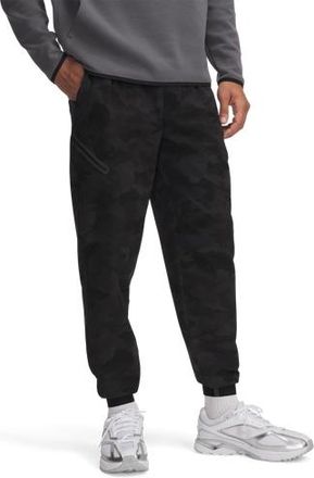 Under Armour Mens Unstoppable Woven Joggers - Black/Black Size M