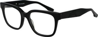 Trussardi Black Acetate Glasses Mens (Frames)