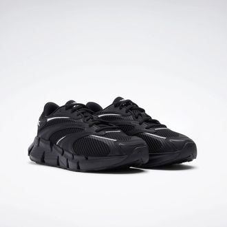 Reebok Laufschuh REEBOK ZIG HYPNOTICA, Damen, Gr. 36,5, schwarz, schwarz, schwarz, Synthetik, Textil, Schuhe Laufschuh