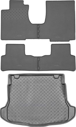 OEM Juego De Alfombrillas De Goma Para Coche Y Maletero Para Honda Cr-v Iii Hatchback Suv De 2007-2011