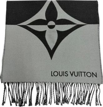 Louis Vuitton Pre-owned Stole - Heren - Vintage Accessoires - Zwart - ONE Size - Wol - Vintage