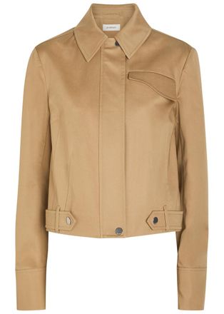 Sportmax Belted Cotton Jacket - Brown - 16 (UK16 / XL)