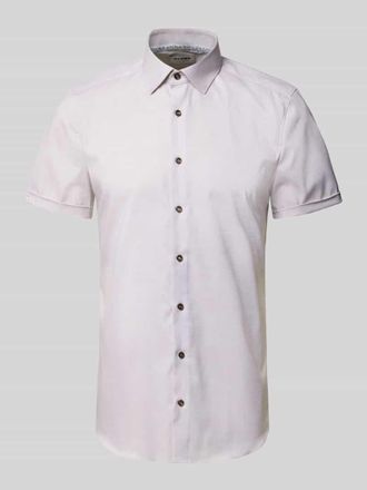 Olymp Level 5 Slim Fit Business-Hemd mit Kentkragen in Sand, Gr&ouml;&szlig;e 38