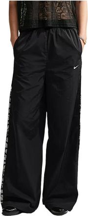 Nike (WMNS) Nike Sportswear Loose Mid-Rise Lace Track Pants Black White IU1983-010