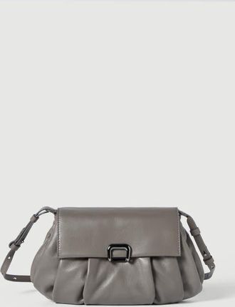 Brunello Cucinelli Boule bag in nappa leather in Stone Grey at Nordstrom