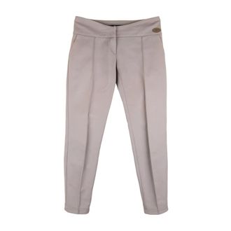 Elisabetta Franchi Wide Trousers - female - Elisabetta Franchi - Wide Trousers - Gray - XS - Trousers