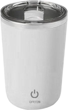 OEM Taza De Caf&eacute; Con Agitador Autom&aacute;tico De 350 Ml - Magn&eacute;tica, Para Uso Dom&eacute;stico (blanca)
