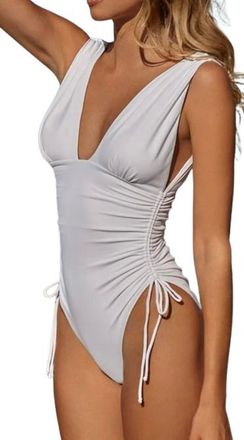 Melissa Odabash White One Pice Chile Bathing Suit Size XS