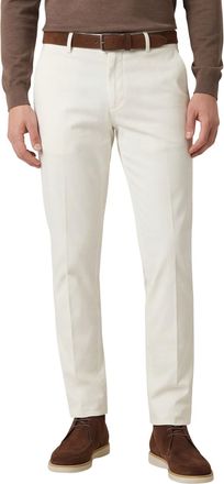 Gardeur broek Gardeur Regular Fit katoen creme