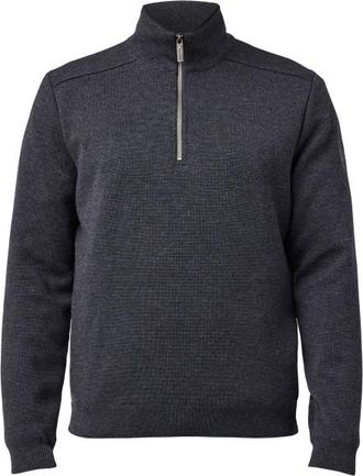 Ivanhoe of Sweden Ruben Half Zip Windbreaker Merinopullover f&uuml;r Herren | grau