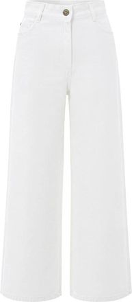 Sessun Dalt Wide Jeans - Jeans - Mujer - Blanco - 4XS