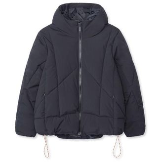 Selfhood Hooded Puffer Winterjacke f&uuml;r Damen | grau