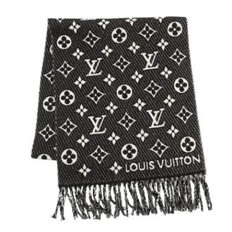 Louis Vuitton Pre-owned Scarves, female, Black, Size: ONE SIZE Pre-owned Vintage Stole
