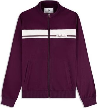 Sergio Tacchini Cursivo Track Jacket in Potent Purple at Nordstrom, Size Xxx-Large