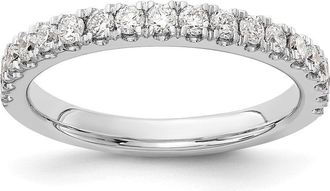 Diamond2Deal 14k Gold Lab Grown Diamond Wedding Band Ring 1/2Ct Clarity- VS Color- D-E