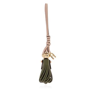 Furla Accessoires, Dames, Groen, ONE Size, Leer, Sfera Girl Sleutelhanger