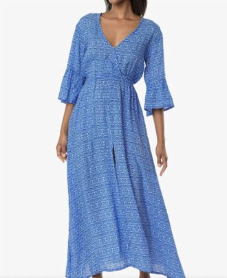 Helen Jon Chloe Maxi Dress In Fan Geo