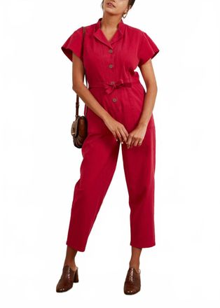 Loup Sally Jumpsuit In Rose