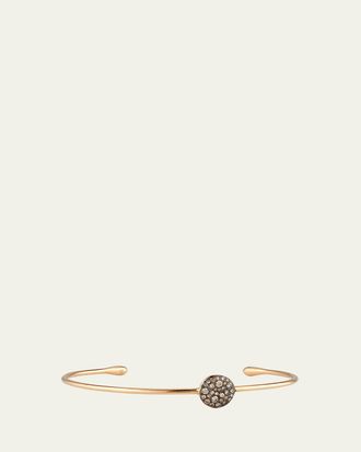 POMELLATO Sabbia Brown Diamond Station Bracelet in 18K Rose Gold