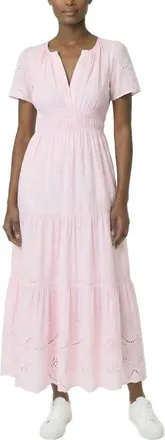 Area Stars Womens Tiered Maxi Dress In Pink