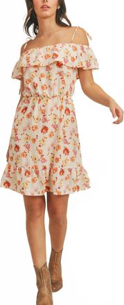 Sadie & Sage Moment Of Joy Peplum Dress In Yellow