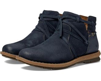 Born Womens Born Tarkiln BR0013634- Boots Navy Leather Ankle Bootie VER1197
