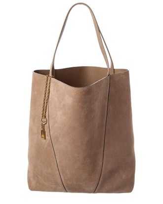 Chlo&eacute; Spin Large Suede & Leather Tote