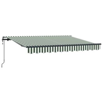 vidaXL Toldo Retr&aacute;ctil Verde 300 X 200 Cm Tela Vidaxl