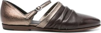 Pantanetti metallic sandals - women - Calf Leather/Calf Leather/Calf Leather/Rubber - 36 - Black