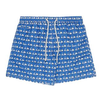 Saint Barth Badmode, Heren, Blauw, M, Blue Sea Zwembroek Mini Vespa